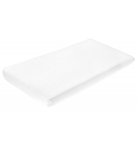 Sensillo - prześcieradło frotte 120x60 | Białe